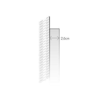 Specchiera a filo lucido con cornice Koh-I-Noor senza luce