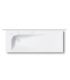 Lavabo suspendeux 100 cm monotrou collection Grandangle