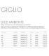 Specchio Koh-i-Noor Giglio con retro illuminazione
