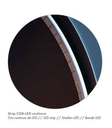 Koh-i-Noor mirror, Tondo Ambiente with back lighting