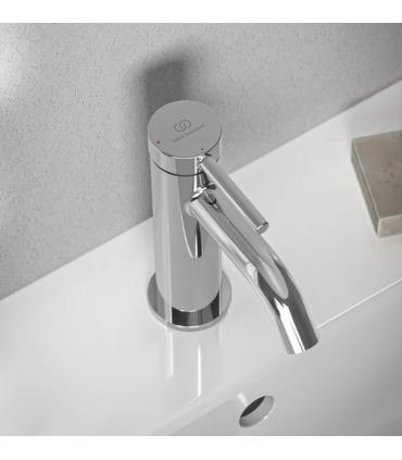 Ideal Standard CERALINE Miscelatore Monocomando per Lavabo H.15 cm con Piletta Click-Clack e BlueStart BD759