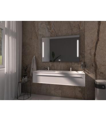Miroir Koh-I-Noor avec feux latéraux LED, hauteur 40 cm