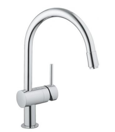 Mixer with extractable hand shower for sink Grohe collection Minta