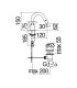 Batterie pour bidet 3 trous Nobili Lira 116215/1