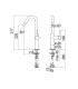 Nobili Acquerelli 93118/30 mitigeur lavabo ou évier