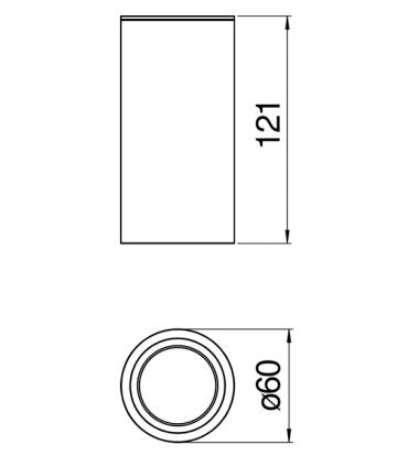 Bicchiere porta spazzolini da appoggio Nobili serie Zen