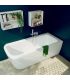 Bathtub with front panel white, TEUCO Nauha