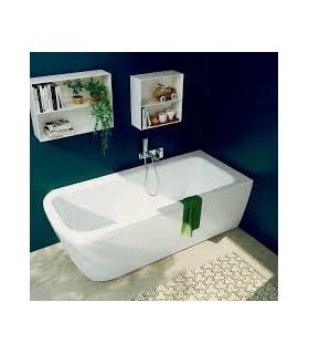 Bathtub with front panel white, TEUCO Nauha
