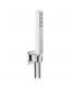 Complete hand shower with water inlet, Support and hose, Nobili AD146/30