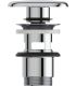 Piletta click clack in metallo per tutti i lavabi Strada 2  tranne T292901 cromo