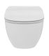 Wc sospeso Ideal standard Tesi Aquablade con sedile slim
