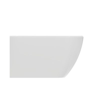 Ideal Standard single hole wall hung bidet Tesi series New art T3552, in matt white ceramic. Dimensions 36x53cm. To be completed