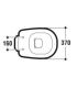 Wc a pavimento Ideal standard tesi classic bianco T3035 scarico a parete