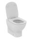 Wc filoparete Ideal standard Tesi Aquablade con sedile slim