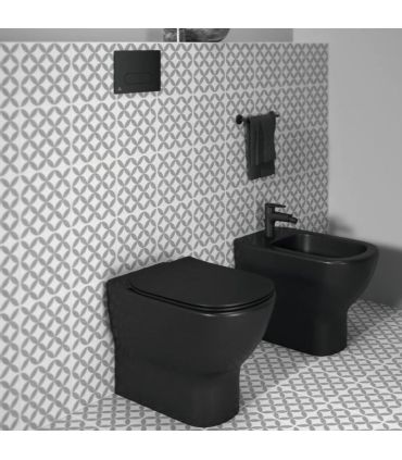 Wc filoparete Ideal standard Tesi Aquablade con sedile slim