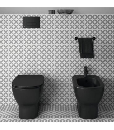 Wc filoparete Ideal standard Tesi Aquablade con sedile slim