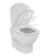 Wc filoparete Ideal standard Tesi Aquablade con sedile slim