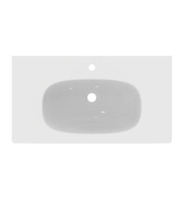 Lavabo sospeso o consolle monoforo Ideal Standard Tesi bianco