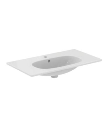 Lavabo sospeso o consolle monoforo Ideal Standard Tesi bianco