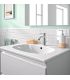Lavabo sospeso o consolle monoforo Ideal Standard Tesi bianco