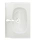 Lavabo sospeso o consolle monoforo Ideal Standard Tesi bianco