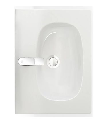 Lavabo sospeso o consolle monoforo Ideal Standard Tesi bianco