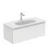 Lavabo sospeso o consolle monoforo Ideal Standard Tesi bianco