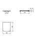 Sedile wc slim con chiusura ammortizzata Ideal Standard Blend Cube T3927