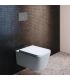 Sedile wc slim con chiusura ammortizzata Ideal Standard Blend Cube T3927