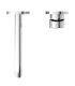 Miscelatore lavabo a parete Ideal Standard Ceraline solo parte esterna