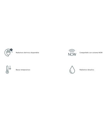 Scaldasalviette da bagno Irsap collezione Ares cromato