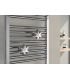 Ares IRSAP towel radiator, chrome