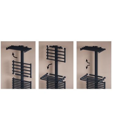 Towel warmer  Irsap Get Up white with function clotheshorse