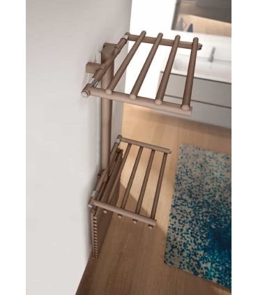 Towel warmer  Irsap Get Up white with function clotheshorse