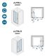 Bellows door for Duka Natura 4000 A-FPN R niche right