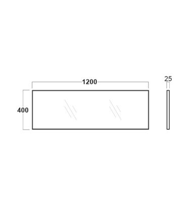 Simas Vignoni Vis1 Specchio Cm.120X40