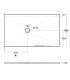 Simas Pt814 piatto doccia 80X140 H.2,5