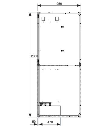 External box Mitsubishi Ecodan Inwall 2.0 EINB2-F