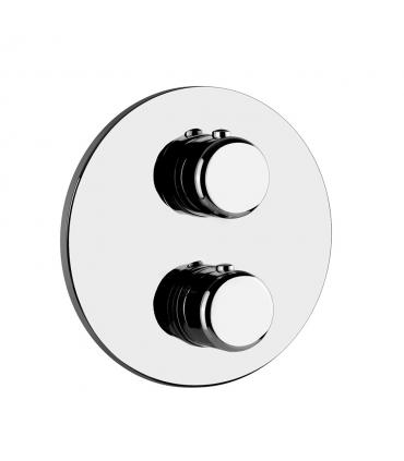 2-way thermostatic shower mixer external part, Gessi Goccia series