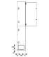 External box Mitsubishi Ecodan Inwall 2.0 EINB2-F