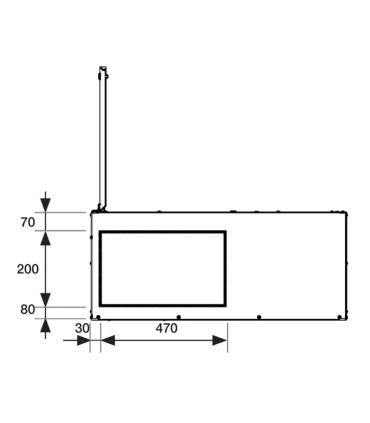 External box Mitsubishi Ecodan Inwall 2.0 EINB2-F