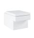Abattant WC enveloppant en céramique Grohe Cube avec fermeture amortie 39488000 blanc