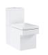 Abattant WC enveloppant en céramique Grohe Cube avec fermeture amortie 39488000 blanc
