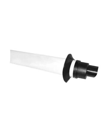 Borne coaxiale horizontale Baxi 60/100 avec rosace