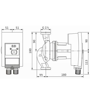 Wilo Yonos Maxo 25 230V Wet Rotor Circulator