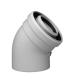 45 degree coaxial bend Baxi D.60/100