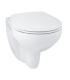 Toilettes suspendues sans bride Grohe Bau Ceramic 39427000 blanches