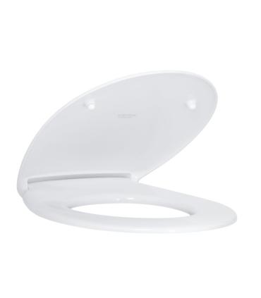 Abattant WC Grohe Bau Ceramic Slim avec fermeture amortie 39493000 Blanc