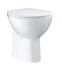 Abattant WC Grohe Bau Ceramic Slim avec fermeture amortie 39493000 Blanc
