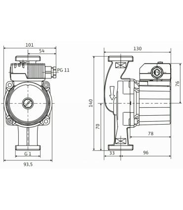 Sanitary circulator Wilo STAR-Z 20/1 EM 230V